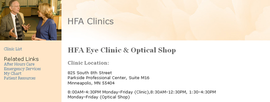 HFA Clinic information